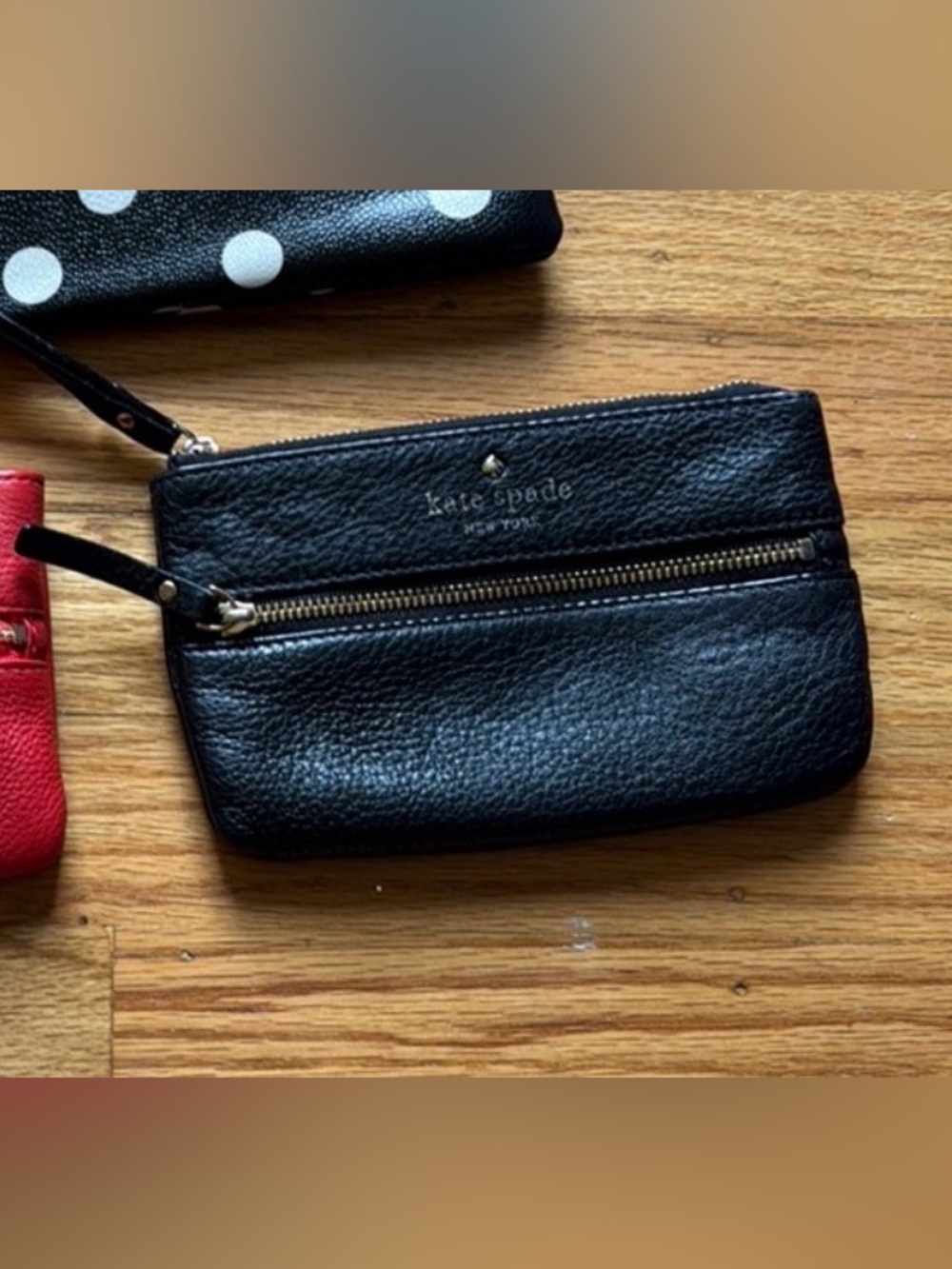 Kate Spade Black Wristlet